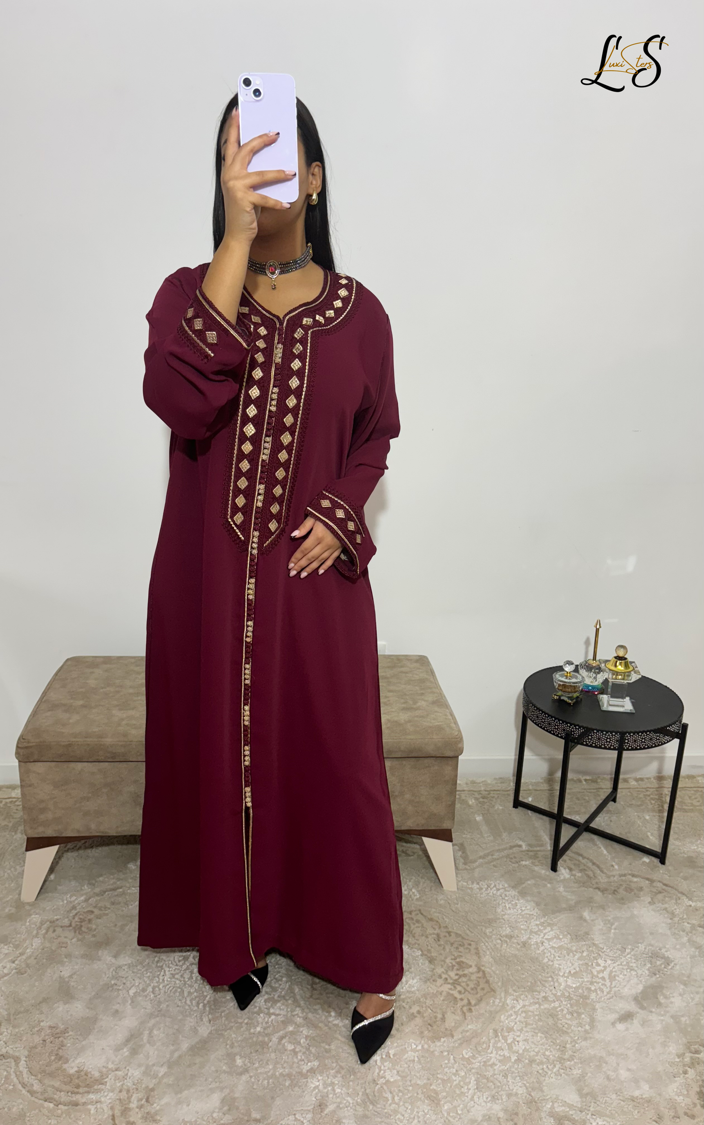 Caftan Bordeaux