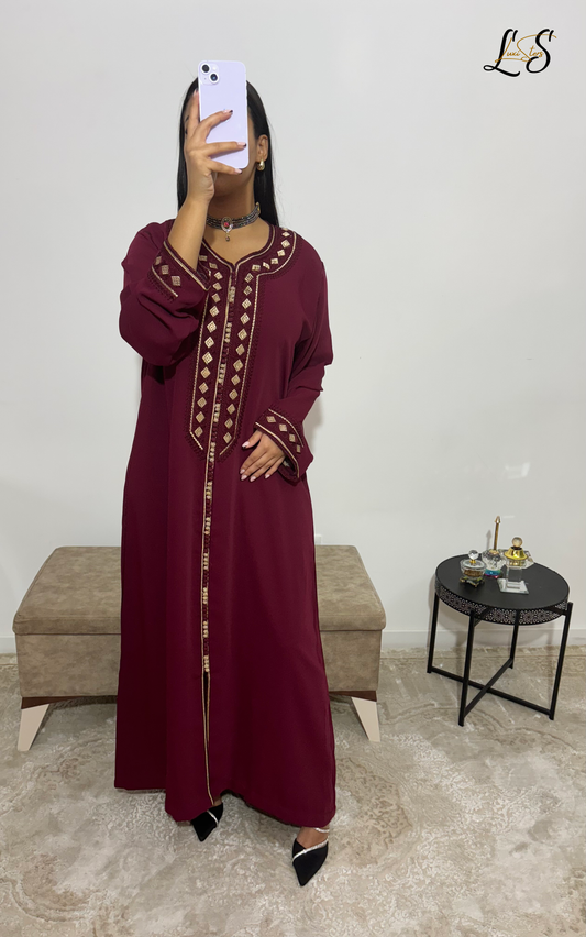 Caftan Bordeaux